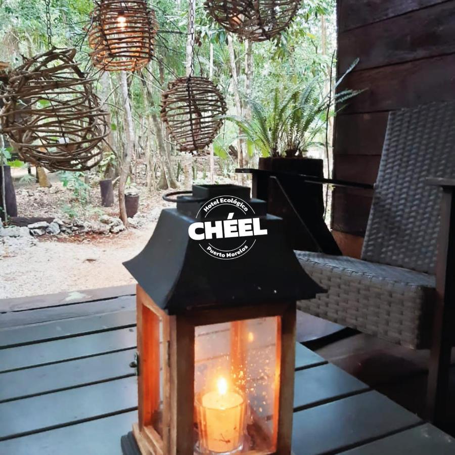 Cheel Lodge & Camping Puerto Morelos Eksteriør billede