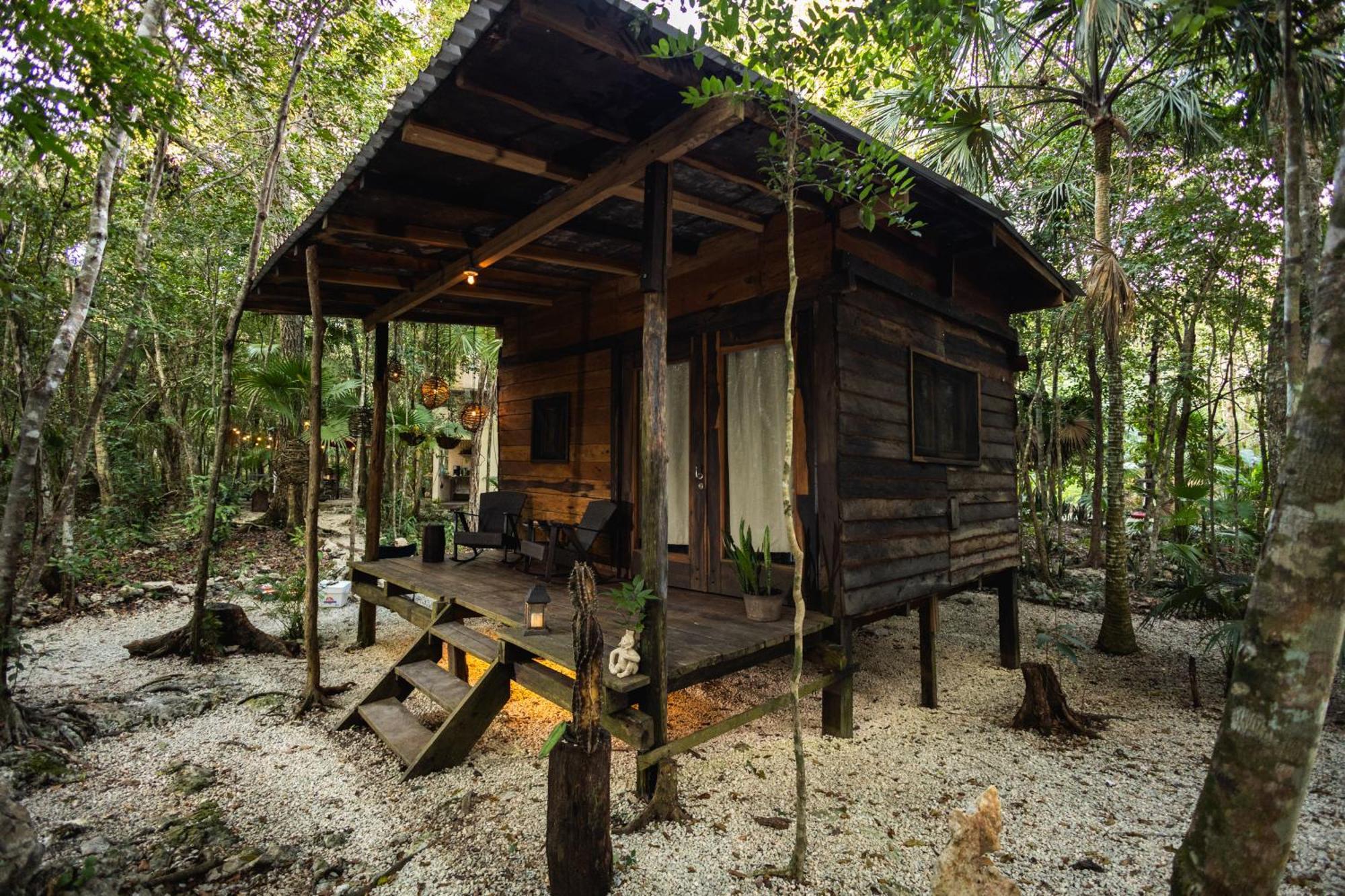 Cheel Lodge & Camping Puerto Morelos Eksteriør billede