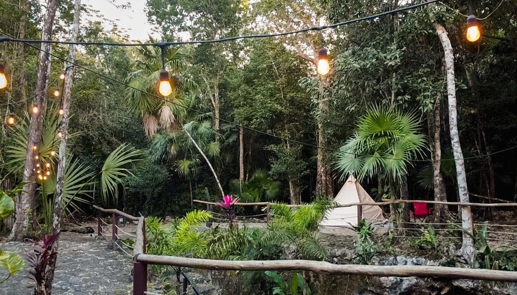 Cheel Lodge & Camping Puerto Morelos Eksteriør billede