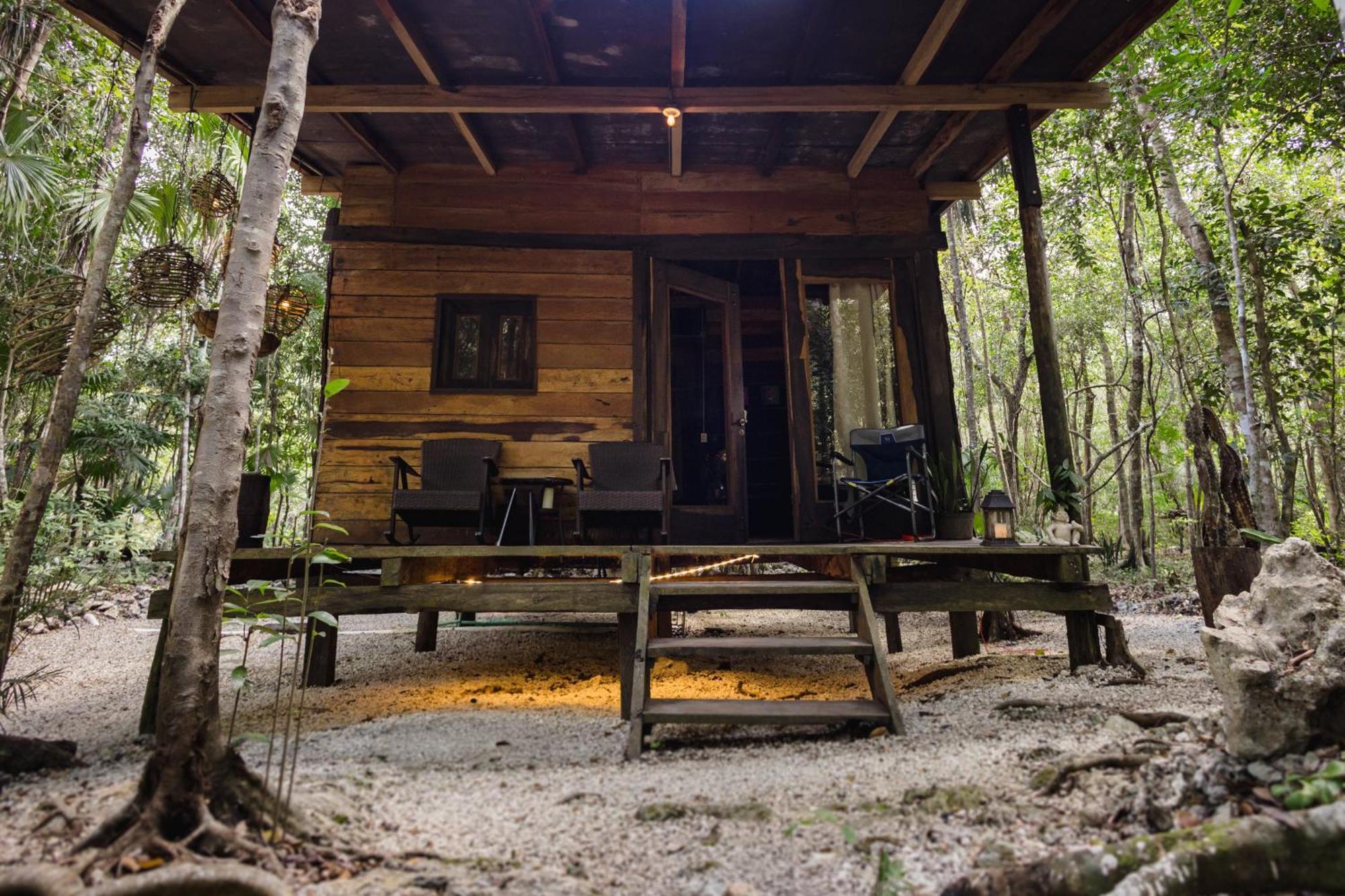 Cheel Lodge & Camping Puerto Morelos Eksteriør billede