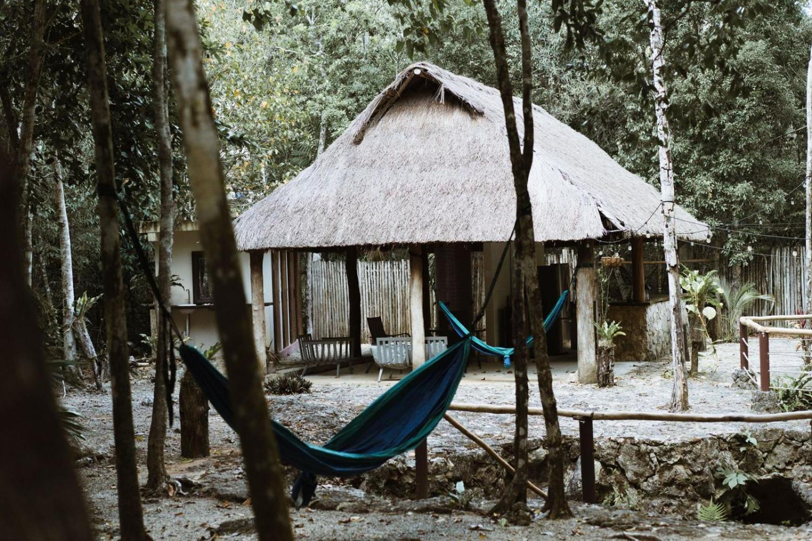 Cheel Lodge & Camping Puerto Morelos Eksteriør billede