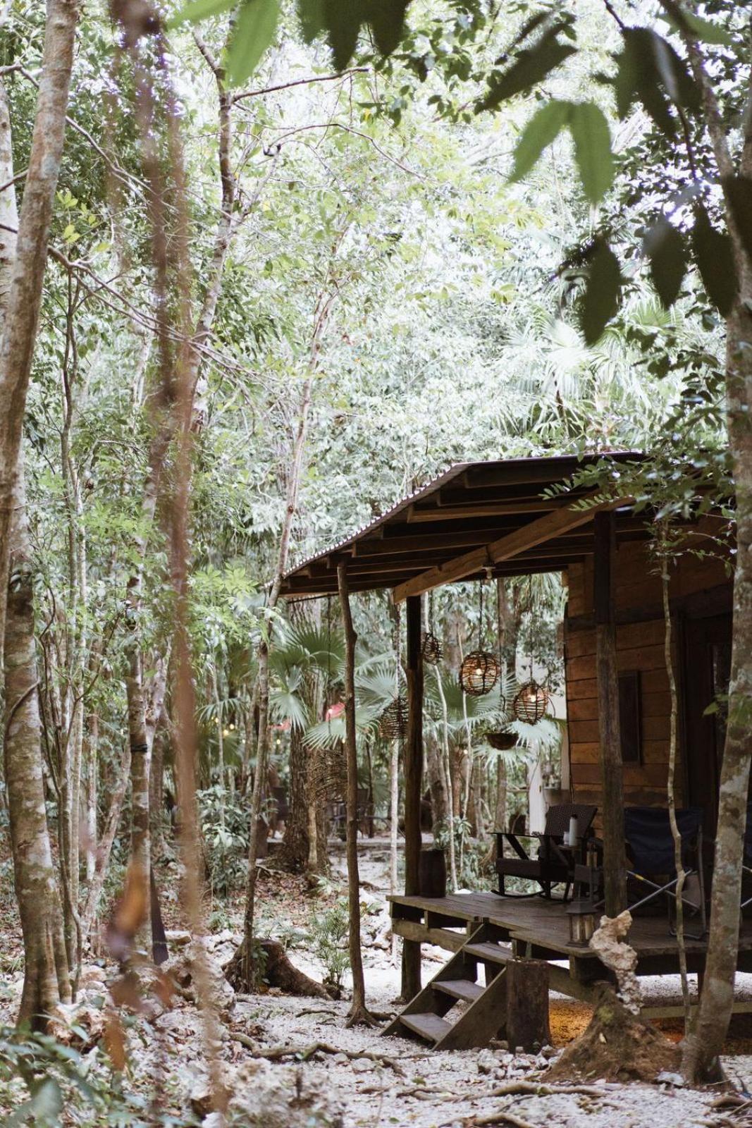 Cheel Lodge & Camping Puerto Morelos Eksteriør billede