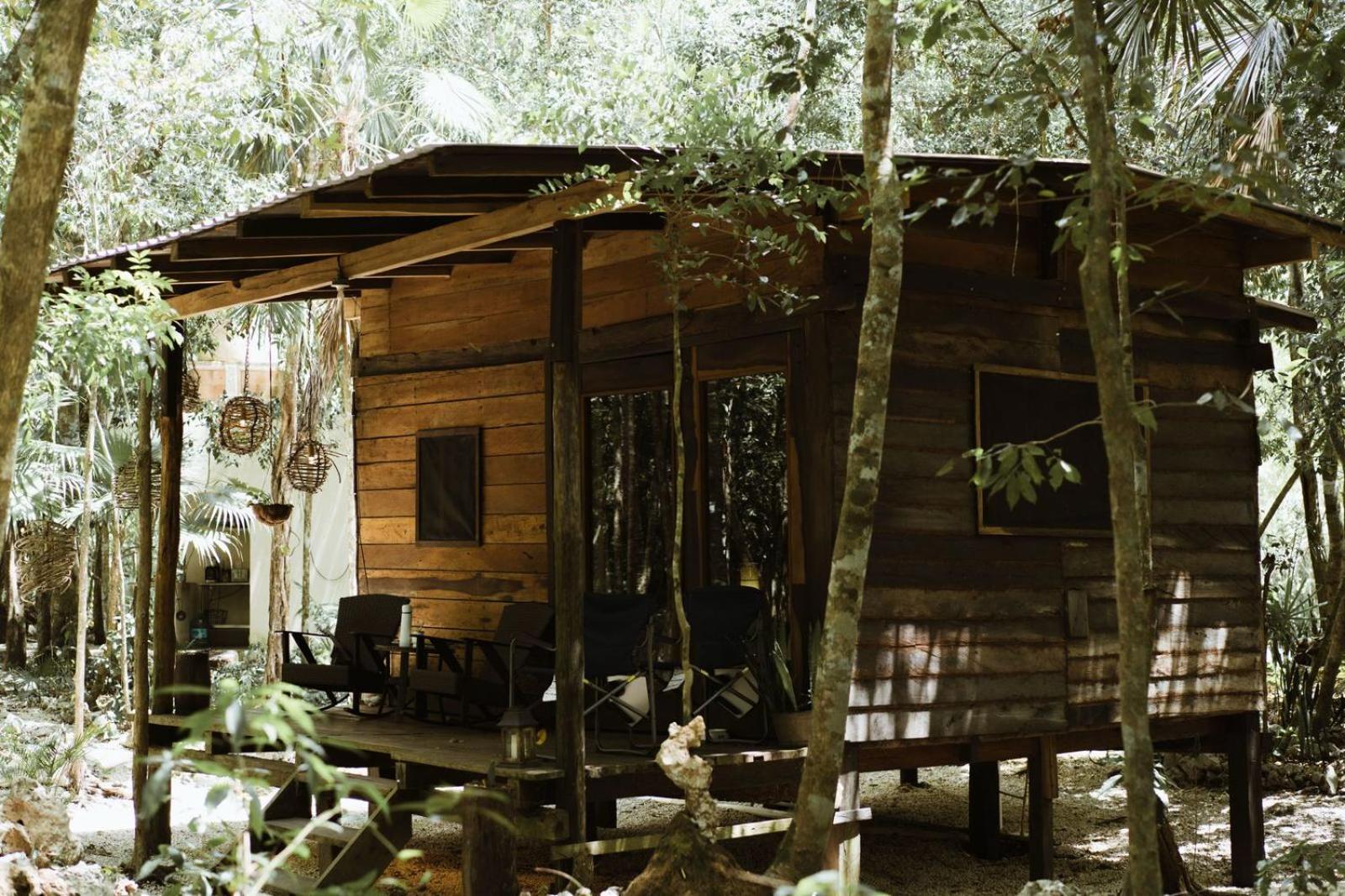 Cheel Lodge & Camping Puerto Morelos Eksteriør billede